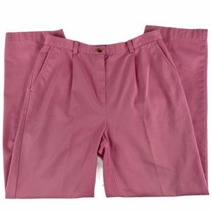 Orvis Womens High Rise Straight Leg Pink Chino